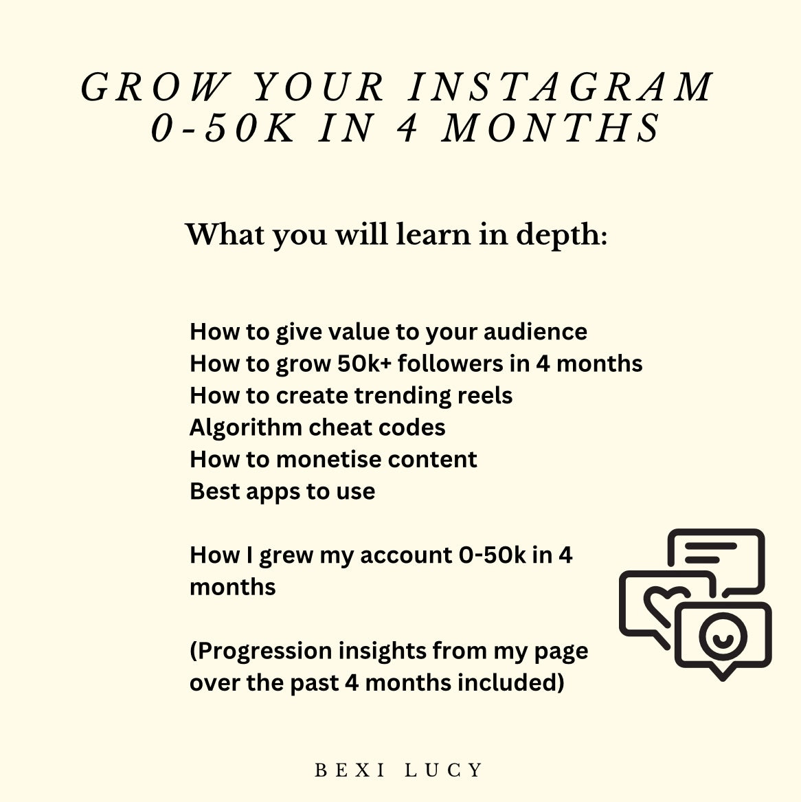 E-Book: 0-50k In 4 Months - Instagram Growth Guide