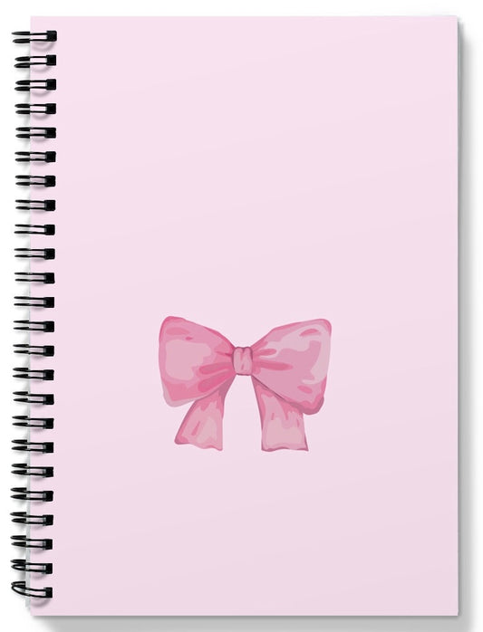 Pink Bow Notebook