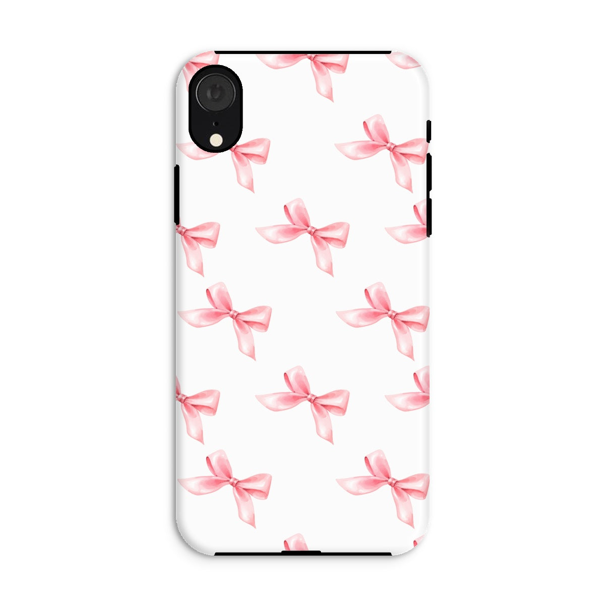 Pink & White Bow Phone Case