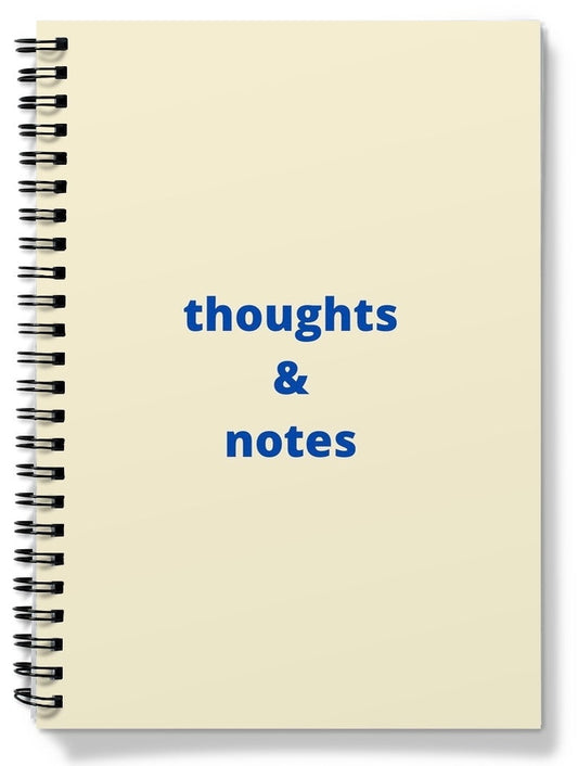 Thoughts & Notes Notebook